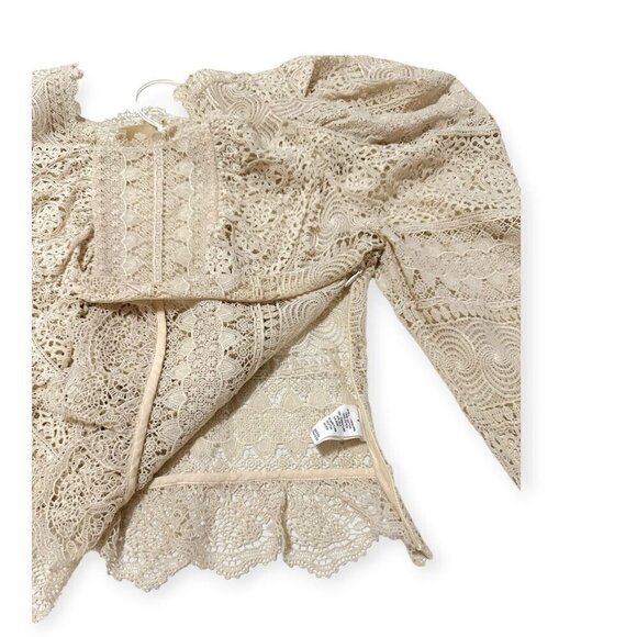 Ulla Johnson Eloise Blouse in Pearl, Size 4 New with tag - Picture 11 of 16